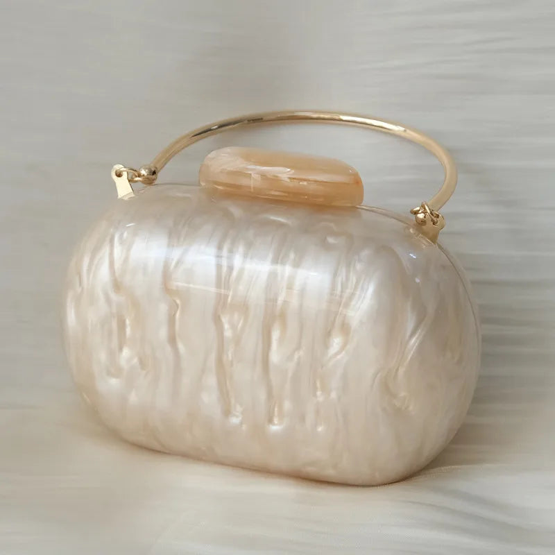 🍒Acrylic luxury handbag trendy handbags for women's fashion accessories boutique bag for  party wear evening bag cute wedding box bag vintage clutch occasion bags WAVE goodbye to boring bags with this SEA Green