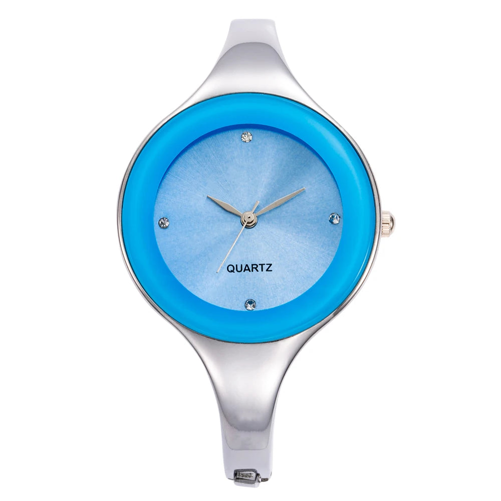 🍒Bangle watch for women bracelet angle simple stylish fashion wrist watch analog quartz elegant jewellery stainless steel  and solid colour gift accessory Dont Risk Miss This Cool Wrist