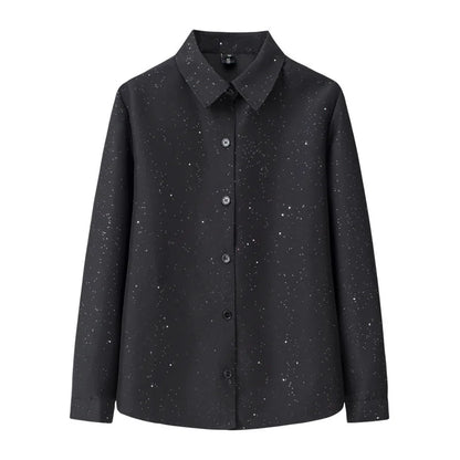 🍒Animal print shirt jacket womens loose leopard print outerwear for spring clothing loose lazy smart casual female fashion office commuting wear SAFAR as I CAN SEE this ANIMAL’S cool