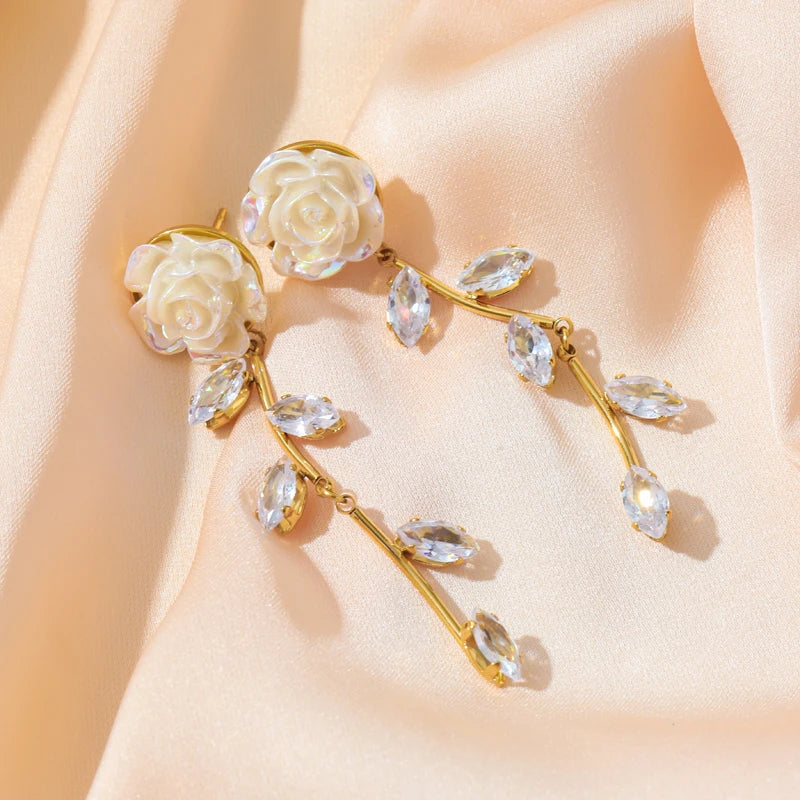 🍒Stainless steel large hoop earrings with pearl for women fashion exaggerated holiday Jewellery occasion earrings gift Bijoux Girly Pearl