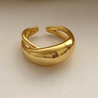 🍒925 Sterling silver rings for women geometric fine jewellery finger adjustable rings Interware cubic zirconia accessorize trendy jewellery for women birthday gifts