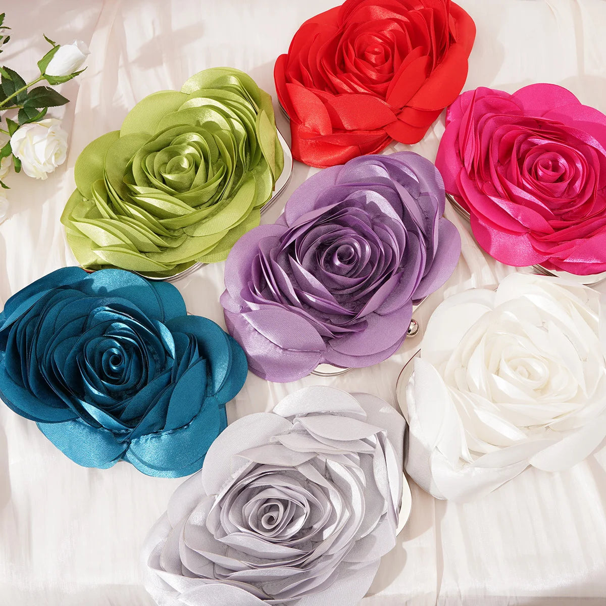 🍒Evening flower bag small bride purse occasion party handbag for  wedding guest floral chain bag ladies clutch Picked For You