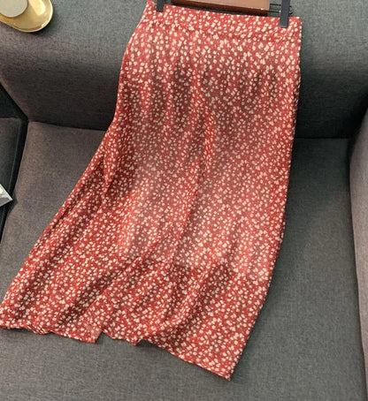 🍒 Summer skirts midi length floral fashion for women stylish trend original high quality smart casual clothing Dont Be Ditzy Get A Ditzy