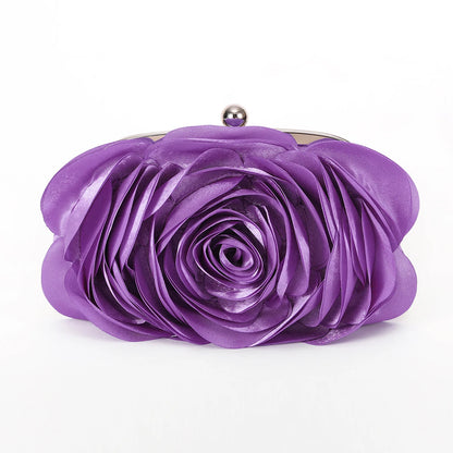 🍒Evening flower bag small bride purse occasion party handbag for  wedding guest floral chain bag ladies clutch Picked For You