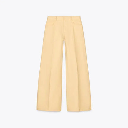 🍒Street style vest outfit with wide leg pants and short sleeve oversized jacket sets collar single-breasted waistcoat  women wide leg trousers summer casual outfits No PANTing in This SLEEVELESS