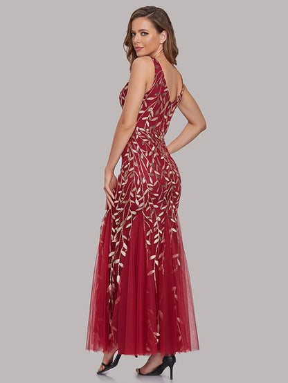 🍒Sequin maxi cocktail dress long bridesmaid prom outfit for special occasion party club bodycon vintage style clothing You'll Fish This Mermaid Out Time &Time