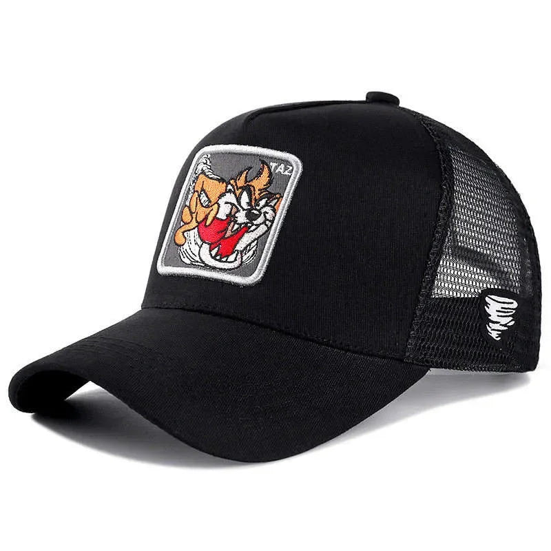 🍒High quality cotton baseball cap mesh back brand anime cartoon unisex hat hip hop trucker hat streetwearr caps