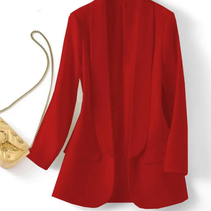 🍒versatile blazer color casual wear for women spring and autumn fashion clothes elegant office wear for ladies smart casual wear for work occasion jacket colorful Colour Up Your Form
