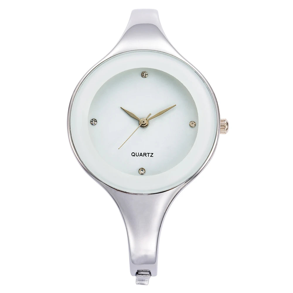 🍒Bangle watch for women bracelet angle simple stylish fashion wrist watch analog quartz elegant jewellery stainless steel  and solid colour gift accessory Dont Risk Miss This Cool Wrist