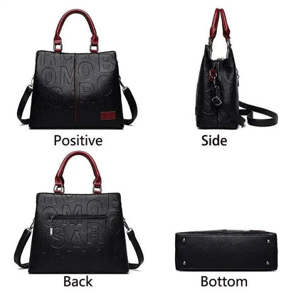 🍒Genuine leather crossbody bag purse with handle for womens  luxury designer tote handbag female large capacity travel bag shoulder bag  Get These letters sent