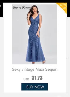 🍒Sequin maxi cocktail dress long bridesmaid prom outfit for special occasion party club bodycon vintage style clothing You'll Fish This Mermaid Out Time &Time