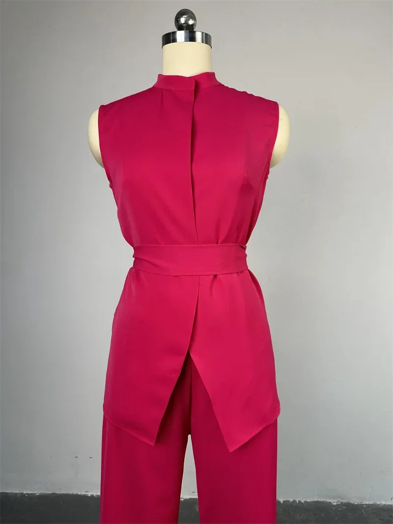 🍒Black shirt top & cuffed pants set womens wide leg pant sets two piece Loose o neck and high waist elegant trousers suit Y2k  DROP this CHERRY In your basket