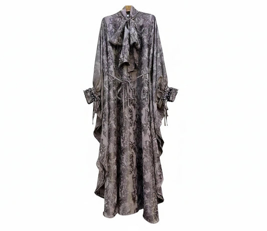 🍒Women's fashion maxi dress casual loose dress print female bohemian chic party a-line outfit for evening party occasion wear clothing Relaxed Retro Ruffle