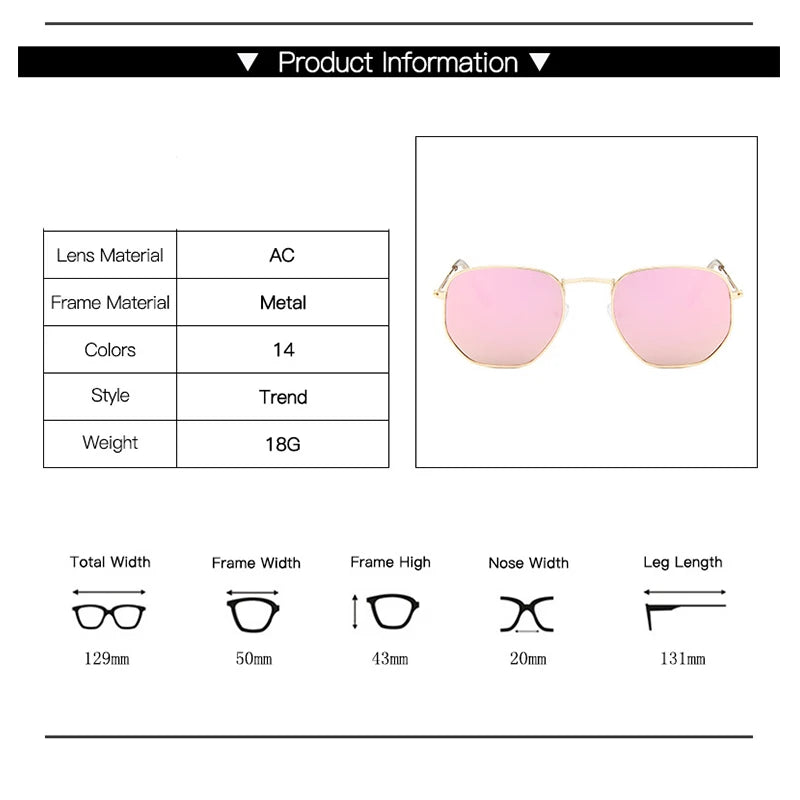 🍒Sunglasses mirror lens retro sun glasses luxury sunglasses vintage female black shades uv400 protection AC square frame glasses for women luxury vintage sun shades Colour Your Summer