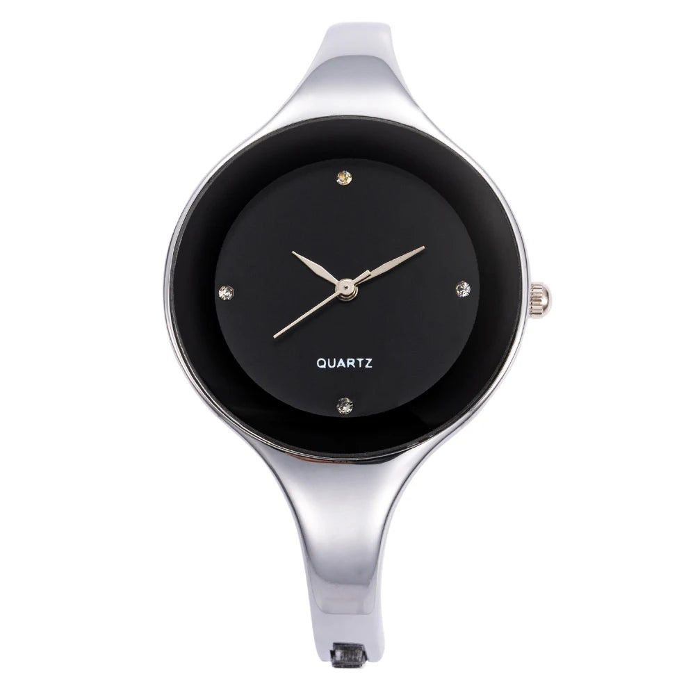 🍒Bangle watch for women bracelet angle simple stylish fashion wrist watch analog quartz elegant jewellery stainless steel  and solid colour gift accessory Dont Risk Miss This Cool Wrist