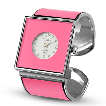 🍒Bangle watch for women casual simple dial stainless steel jewellery wristwatch charming bracelet smart casual quartz watches  Get Watched