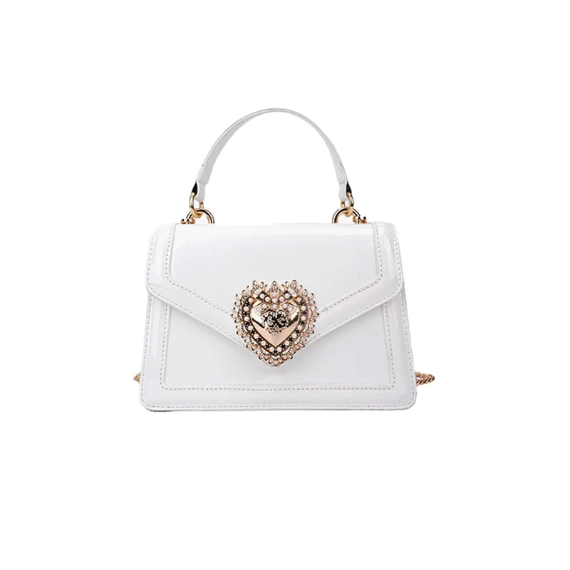 🍒Light luxury handbag for women trendy versatile buckle flap shoulder bag female smart casual chain crossbody Trianglie Trendy