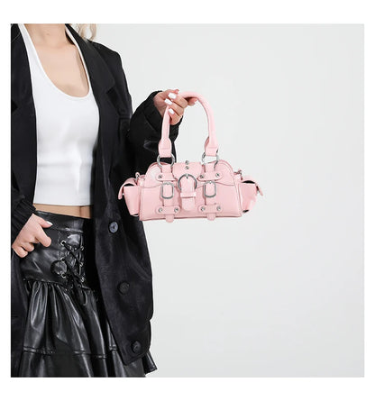 🍒Shoulder & crossbody bag in one solid popularity hot trendy stylish design y2k handbags for women fashion accessories Bag A Beaut Bits-y Bag