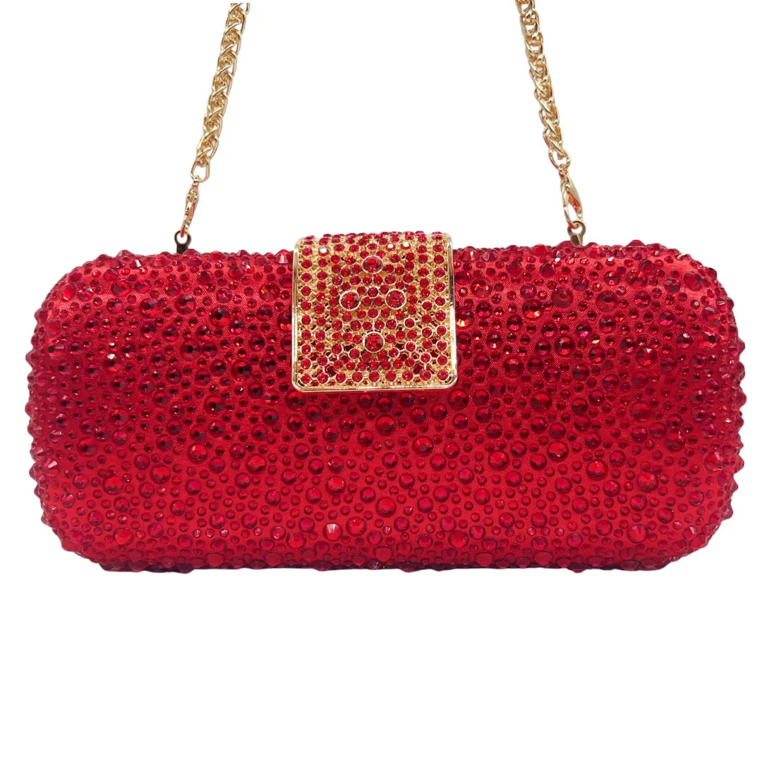 🍒Crystal evening clutch bag glittering rhinestone cross body bag for wedding party purse for women full-diamond bridal.bag occassion handbag