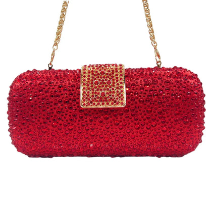 🍒Crystal evening clutch bag glittering rhinestone cross body bag for wedding party purse for women full-diamond bridal.bag occassion handbag