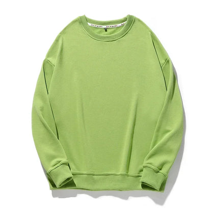 🍒Cotton sweatshirt for women long sleeve knitted pullover loose streetwear fashion quality essential clothing for women casual wear Ease- ssential