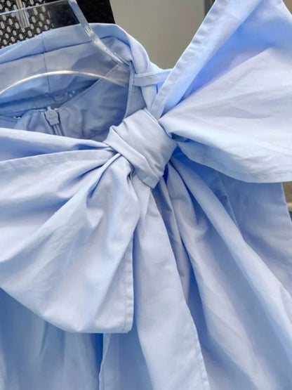 🍒Sleeveless blouse womens smart casual wear wrap bow shirt loose fit sweet girl summer fashion tops feminine clothing Bow-ldfully Sweet