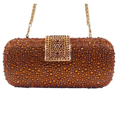 🍒Crystal evening clutch bag glittering rhinestone cross body bag for wedding party purse for women full-diamond bridal.bag occassion handbag