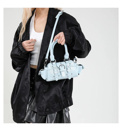 🍒Shoulder & crossbody bag in one solid popularity hot trendy stylish design y2k handbags for women fashion accessories Bag A Beaut Bits-y Bag