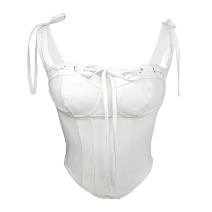 🍒Bustier corset top Y2K cute square neck going out top crop tank for women's trendy summer clothing fashion vest Slimming shaper vest Dont be in TEIRs with a  bad shape BUST get this