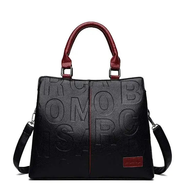 🍒Genuine leather crossbody bag purse with handle for womens  luxury designer tote handbag female large capacity travel bag shoulder bag  Get These letters sent