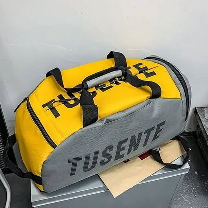 🍒Large capacity gym bag sports bag women's fitness backpack waterproof multi-functional with shoe storage travel bag unisex weekender holdall bag cool motive duffle bag