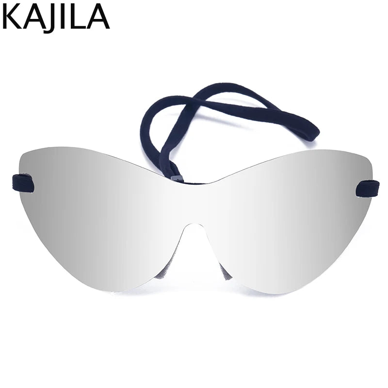 🍒Oversized sunglasses rimless shades unisex sunnies for   women Y2K sports eyeglasses luxury designer shades eyewear trendy party glasses futuristic sunglasses designer Dont RISk losing this for your FUTURe just TICk