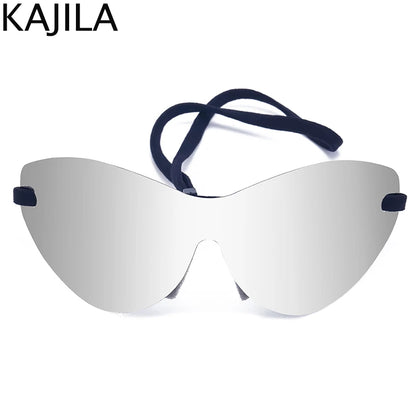 🍒Oversized sunglasses rimless shades unisex sunnies for   women Y2K sports eyeglasses luxury designer shades eyewear trendy party glasses futuristic sunglasses designer Dont RISk losing this for your FUTURe just TICk