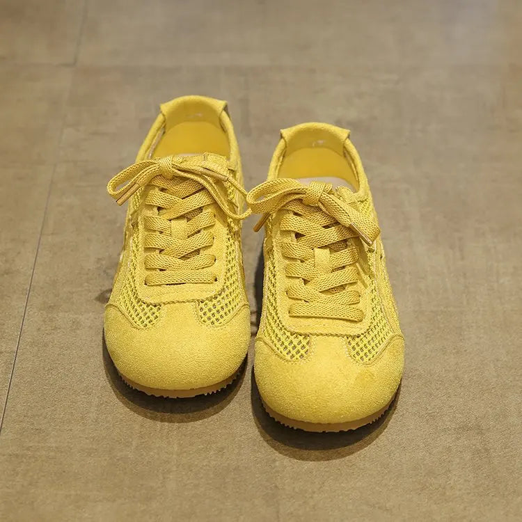 🍒Summer sports shoes fashion breathable mesh trainers casual flat bottom non-slip foot wear for women mesh house slippers