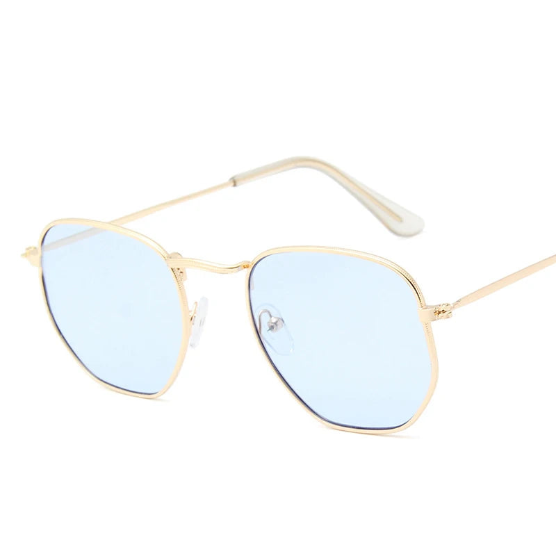 🍒Sunglasses mirror lens retro sun glasses luxury sunglasses vintage female black shades uv400 protection AC square frame glasses for women luxury vintage sun shades Colour Your Summer