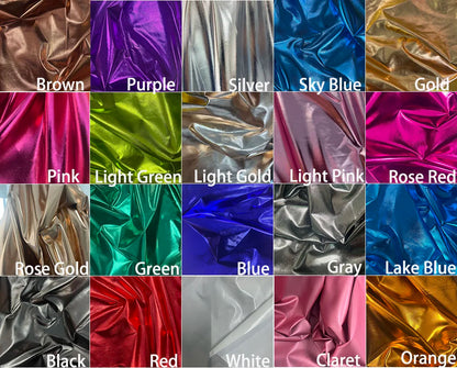 🍒A-line shiny dress metallic short sleeve midi for women plus size outfit fit and flare elastic dress smart casual clothing Summer Stunner