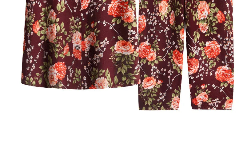 🍒Pants and t-shirt pyjamas set cotton short pants and t-shirt loungewear top and trousers home wear clothing Sleepwear for women 2 piece sleep set TOP up your PANTS and TEE and you will be SET