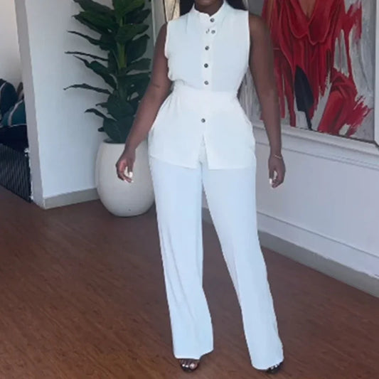 🍒Black shirt top & cuffed pants set womens wide leg pant sets two piece Loose o neck and high waist elegant trousers suit Y2k  DROP this CHERRY In your basket