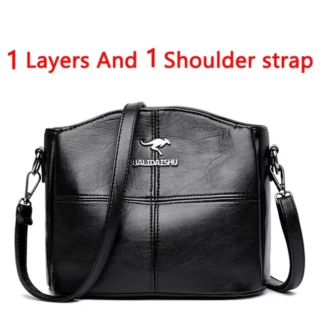 🍒 Crocodile embossed bag crossbody for women female shoulder bag messenger bag grab bag tote bag luxury designer handbags 3 layers Handle A Snap Crocodile