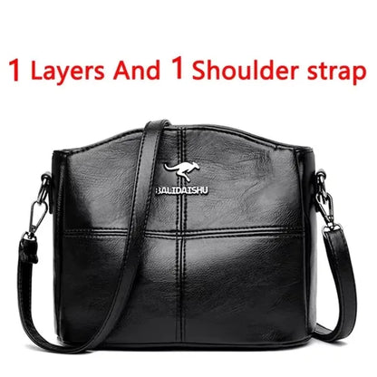 🍒 Crocodile embossed bag crossbody for women female shoulder bag messenger bag grab bag tote bag luxury designer handbags 3 layers Handle A Snap Crocodile