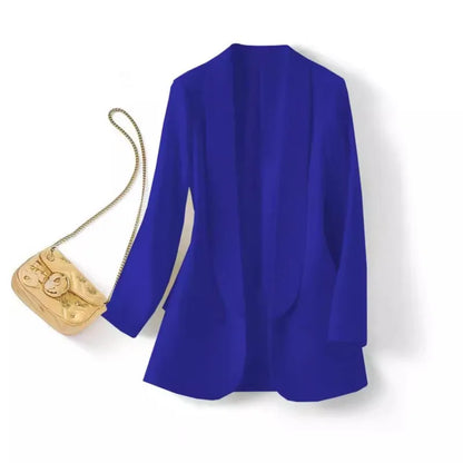 🍒versatile blazer color casual wear for women spring and autumn fashion clothes elegant office wear for ladies smart casual wear for work occasion jacket colorful Colour Up Your Form