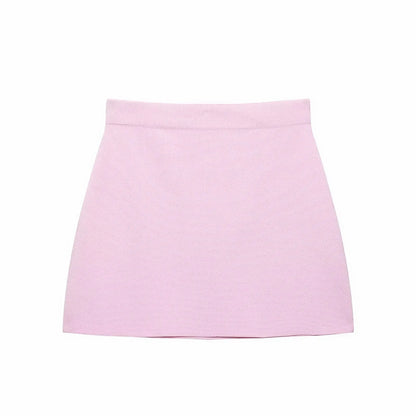 🍒Womens knit skirt set 2 Piece knitted short sleeved top and a-line mini skirt outfits casual summer sets Ice Cream You Scream Every Body Screams Ice Cream