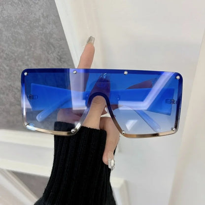 🍒Womens square sunglasses retro black sun lasses female eyewear cool shades uv400 high protection Square Flair