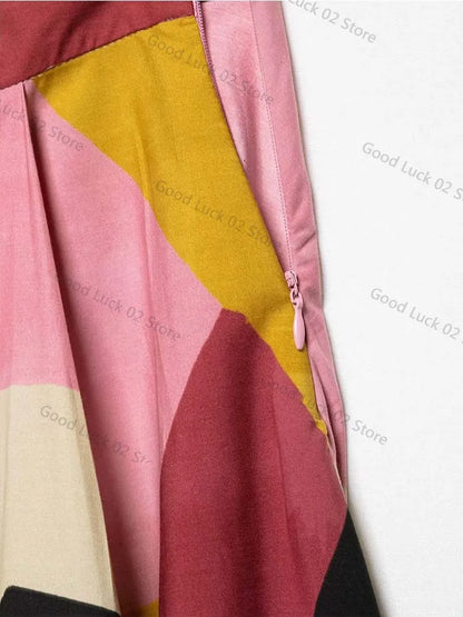 🍒Printed skirts a-line for women side zipper vintage clothing style female fashion wear elegant  smart casual clothing women party occasion wear You'll Get Multi A-pproval Wearing This