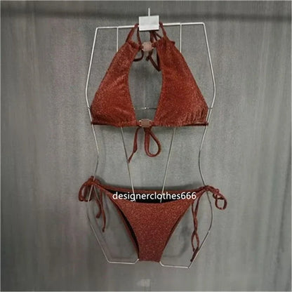 🍒Women's fashion bathing suits with cross back with in built bra one-piece swimsuit solid beachwear Sea Sure Swim Suits