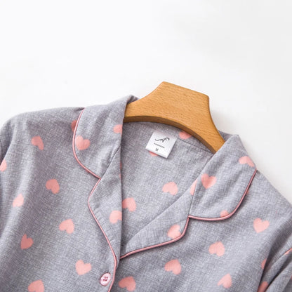 🍒pyjama nightie autumn and winter nightwear for women cotton flannel sleep shirt long sleeve nightshirt button down sleepdress No Flannel Flannel