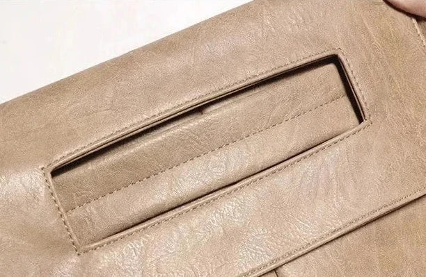 🍒Pu Leather evening bag luxury vintage shoulder crossbody bags party envelope clutch purse retro handbags large capacity fashion simple office ladies euro-america style smart casual accessory Dont Be A CROSSBODY CLUTCH this Quick