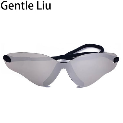 🍒Oversized sunglasses rimless shades unisex sunnies for   women Y2K sports eyeglasses luxury designer shades eyewear trendy party glasses futuristic sunglasses designer Dont RISk losing this for your FUTURe just TICk