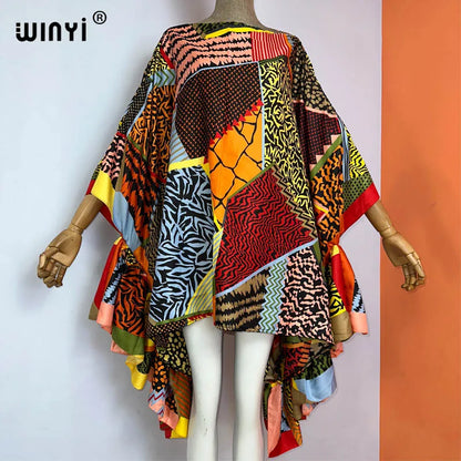 🍒Women summer fashion evening beach party outfit bohemian beachwear kaftan dress elegant beach cover ups Cover Up Covers