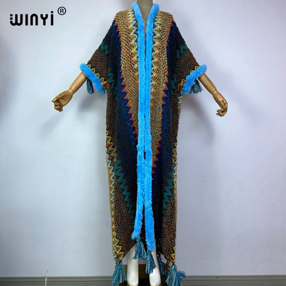 🍒Cardigan coat women winter wear tassel knitted coat winter womenpartywear coat maxi fashions cold weather clothes party coat thick warm free size female kaftan Warm Up To Pink